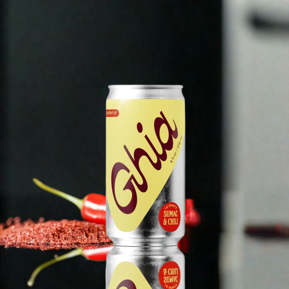 Ghia Sumac & Chili non-alcoholic canned beverage